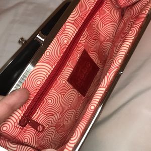 Hobo Wallet Clutch Black Leather